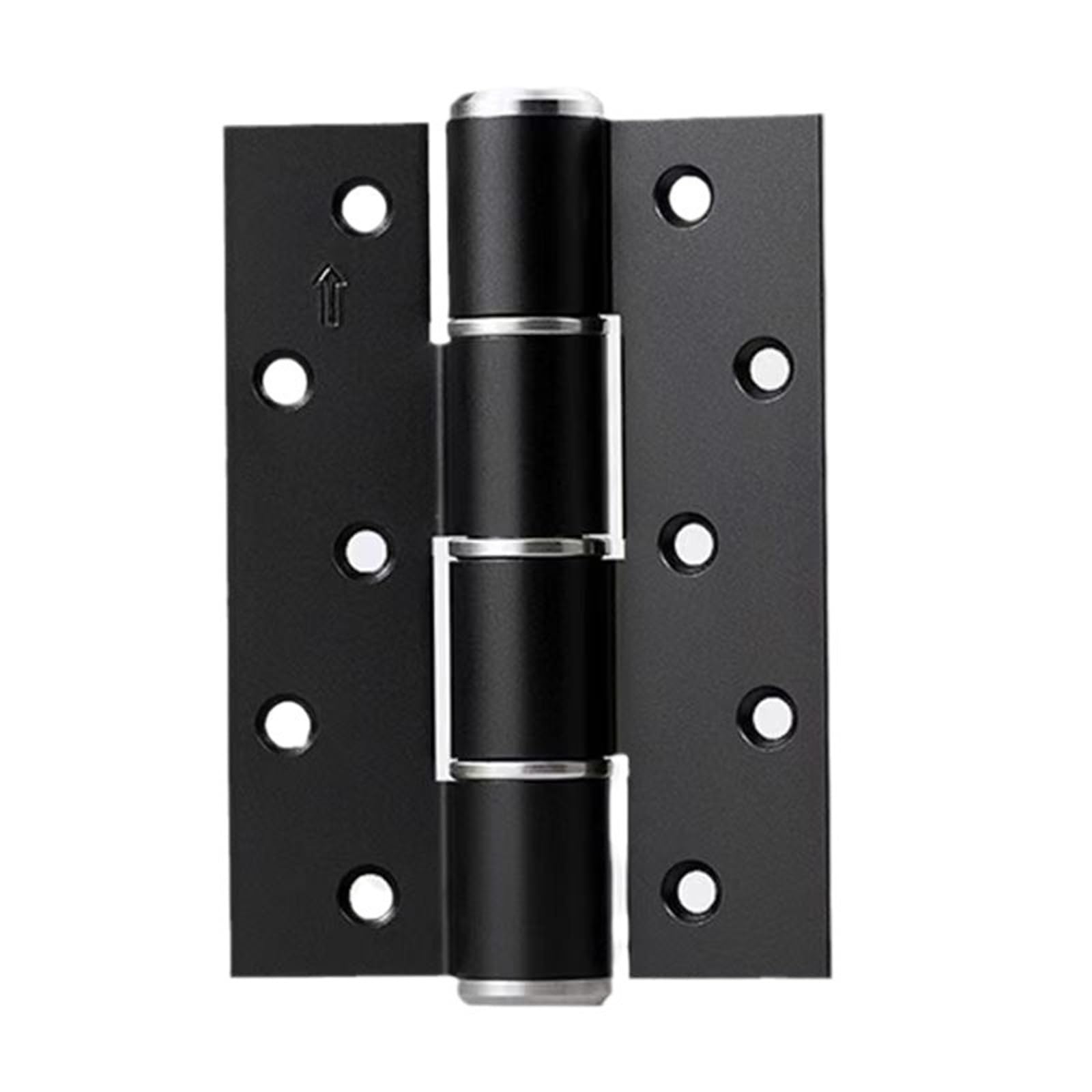Hydraulic Hinge Invisible Door Self-Closing Positioning Closer 1Pcs(5inchetypehydraulichinge(Grey))