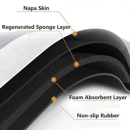 Miniatura 5 de Tapete de baño súper absorbente, suave, de secado rápido, barrera contra la suciedad, tapete para puerta de piso, tapete para puerta (gris, ovalado,