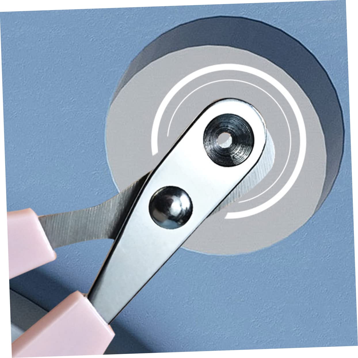 COLLBATH Convenient Pet Nail Scissor Cat Dog Nail Clipper Lightweight Portable for Breed Sizes