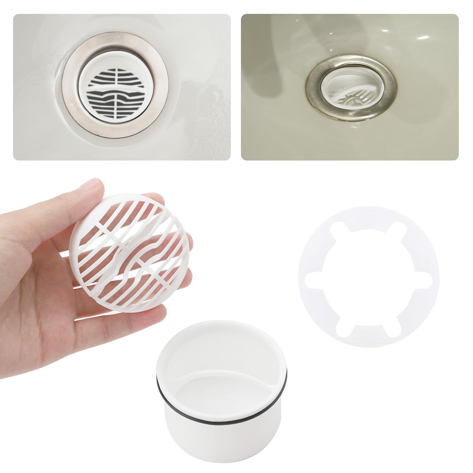 Filtro Anti-Capelli Per Doccia - Set Tubo E Retino, Compatibile Con Modelli 6960-6963 - Foto 3