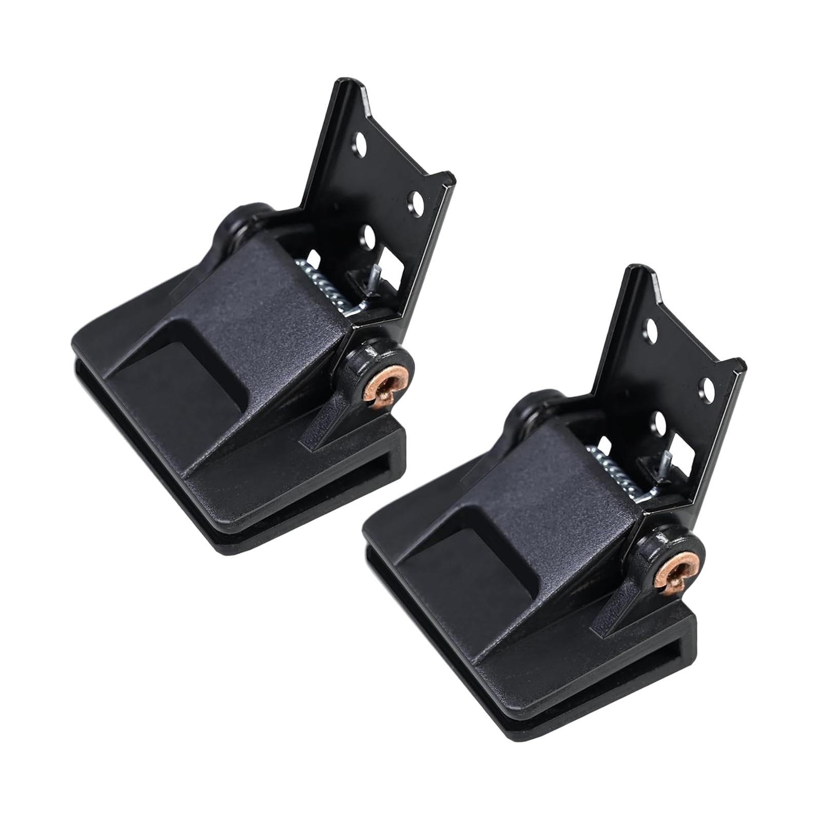 2 Stück Scharniere für Staubschutzhauben - Plattenspieler Zubehör, 4.3cm, Metall & Kunststoff - Passend für Verschiedene Vinyl-Schallplattenspieler