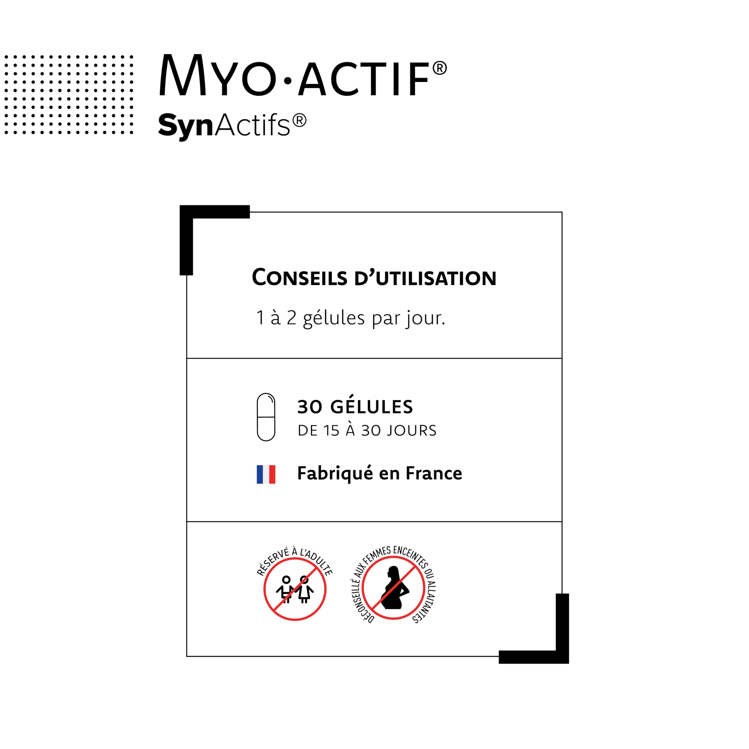 ARAGAN - Synactifs Lot de 2 Myoactifs - Complément Alimentaire Décontraction musculaire - Magnésium Marin, Coenzyme Q10, Valériane, Vitamines - 60 gélules - 1 mois de prise - Fabriqué en France