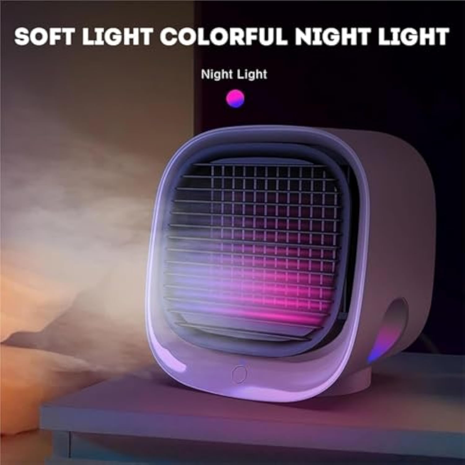 2025 New Updated Vital Breeze Portable Air Cooler, 3 Speeds Adjustable Vitalbreeze Air Conditioner Misting Fan, Air Misting Fan Portable Cooling Fans For Home, Office, Bedroom