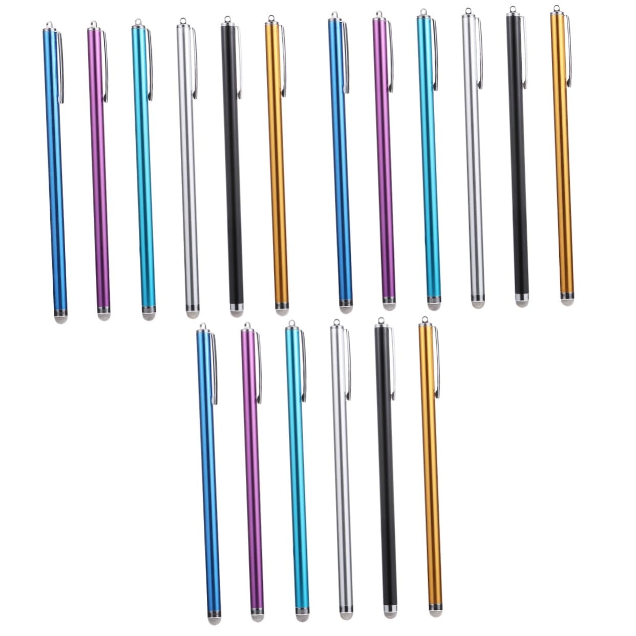 UKCOCO Juego De 3 Lápices Capacitivos para Tableta Teléfono Agarre Cómodo Reemplazo Instantáneo 6 Unidades