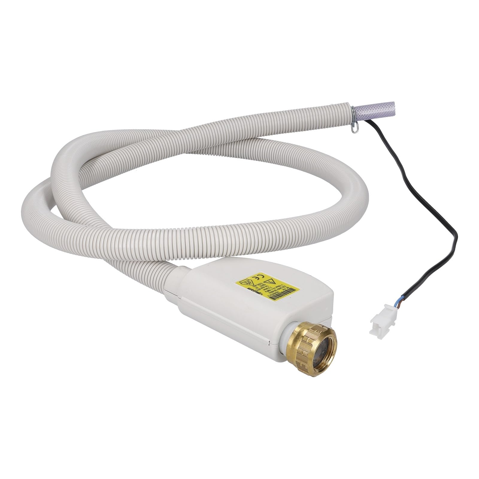 easyPART passend für Bitron/Elbi 0308293012 Zulaufschlauch Aquastop 1,8m | Miele 9480312, Gewerbe Geschirrspüler, Wasserstoppschlauch, Beige, Elektrischer Anschluss, Geräterückwand, Magnetventil