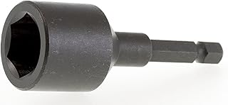 Hitachi 996185 1/4-Inch Hex Drive to 19/32-Inch M15 Non-Magnetic Hex Socket, Black Oxide