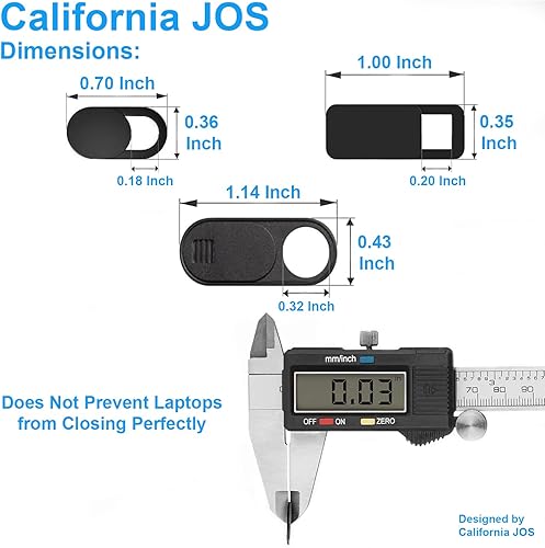 Miniatura 6 de 12 fundas ultrafinas para cámara web para laptop, iPhone, iPad, MacBook Pro, iMac (cámara interior de cabina Tesla modelo 3/Y), accesorios de PC,