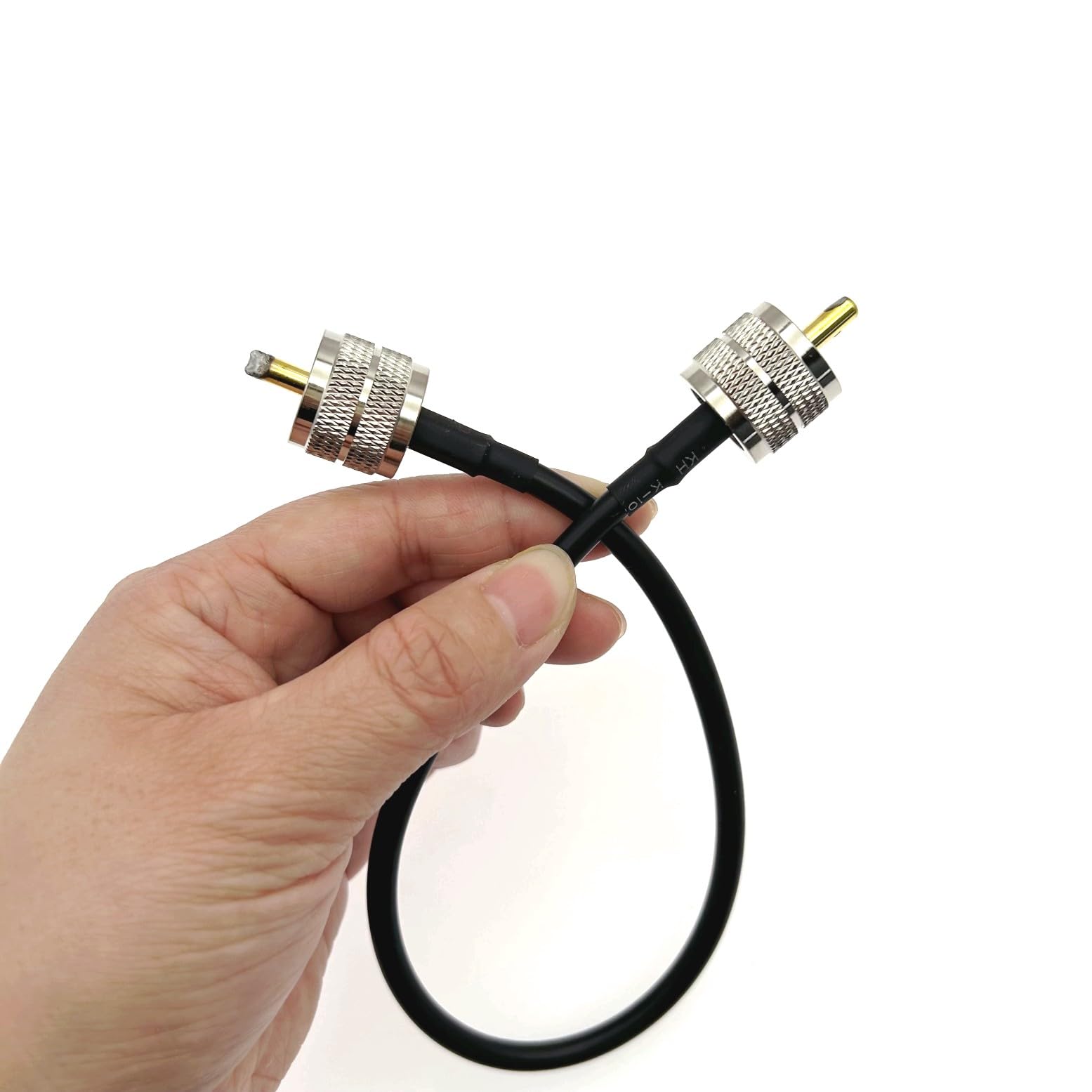 JZK UHF Male PL-259 to UHF Male PL-259 RG58 Coaxial Cable for HAM & CB Radio: Ideal for Antenna Analyzer Reactive Load - Image 4