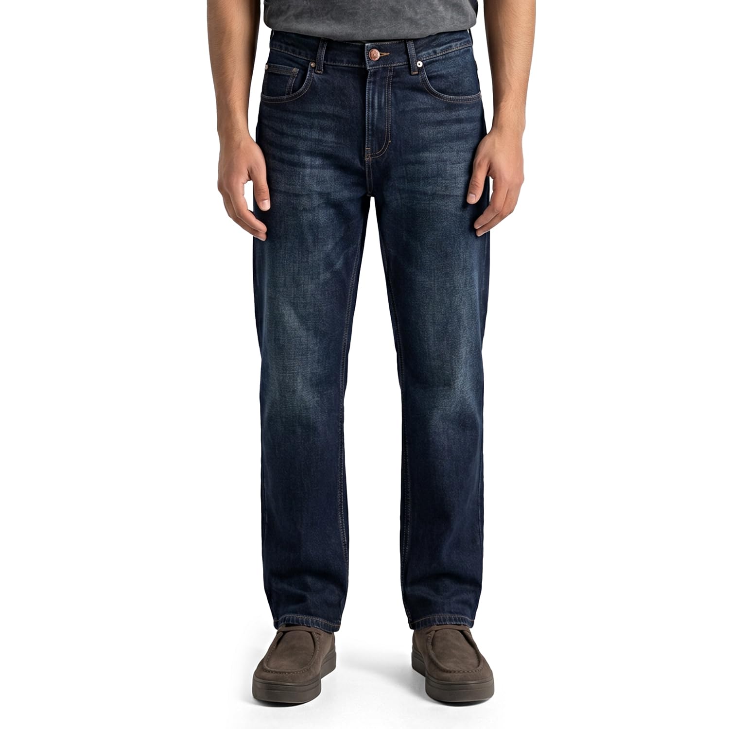 spykar Men's Chico Relaxed Fit Mid Rise Casual Jeans-picture-10