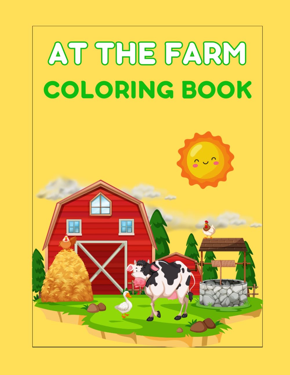 At The Farm Coloring Book