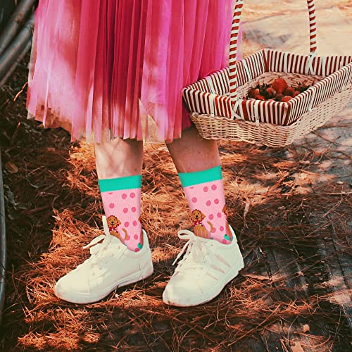 Funny Animal Socks for Women Mum Teen Girls - I Can’t Get Up Right Now The Dog is On My Lap - Crazy Silly Cute Sock Mothers Day Easter Christmas Stocking Fillers Gifts for Dog Lovers Girlfriend - Image 5