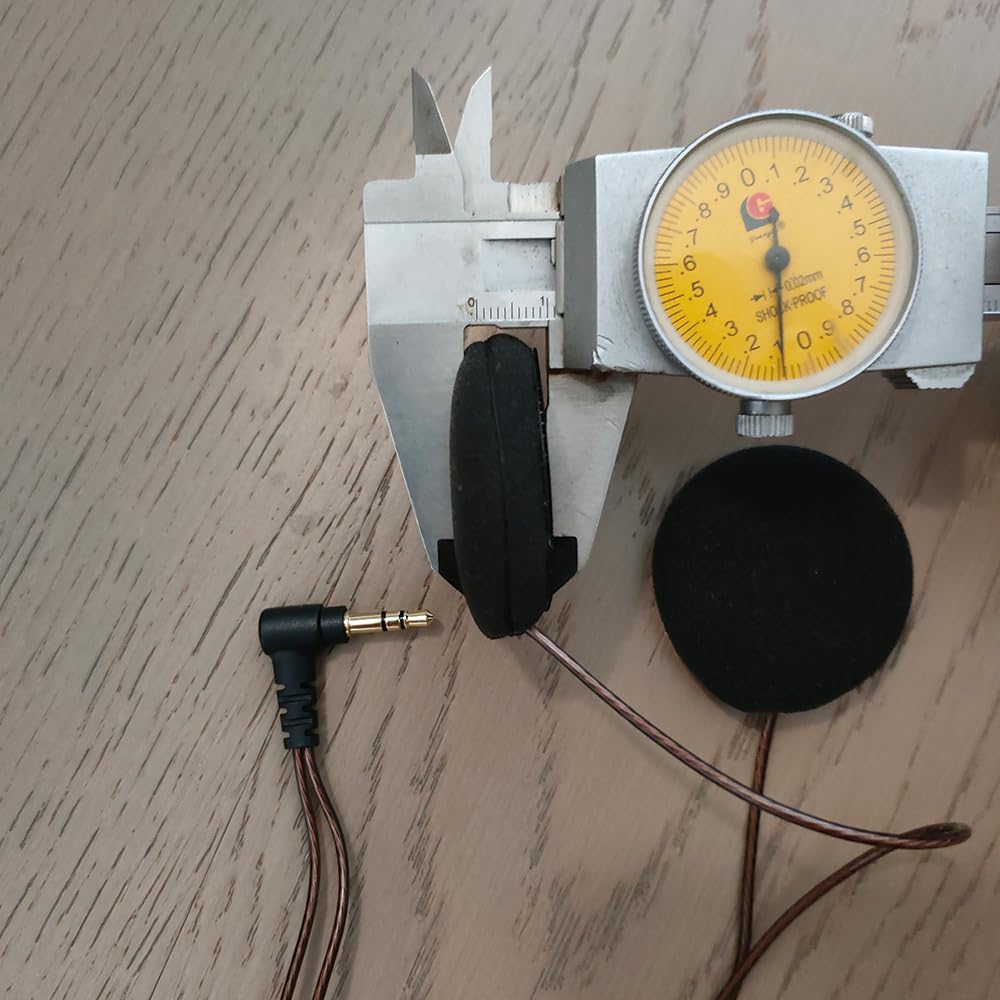 Ride-VOICEPRO Helmet Speaker: Vocal Clarity, Enhanced Magnet, 3.5mm AUX Connectors(Ride-VOICEPRO (40MM))