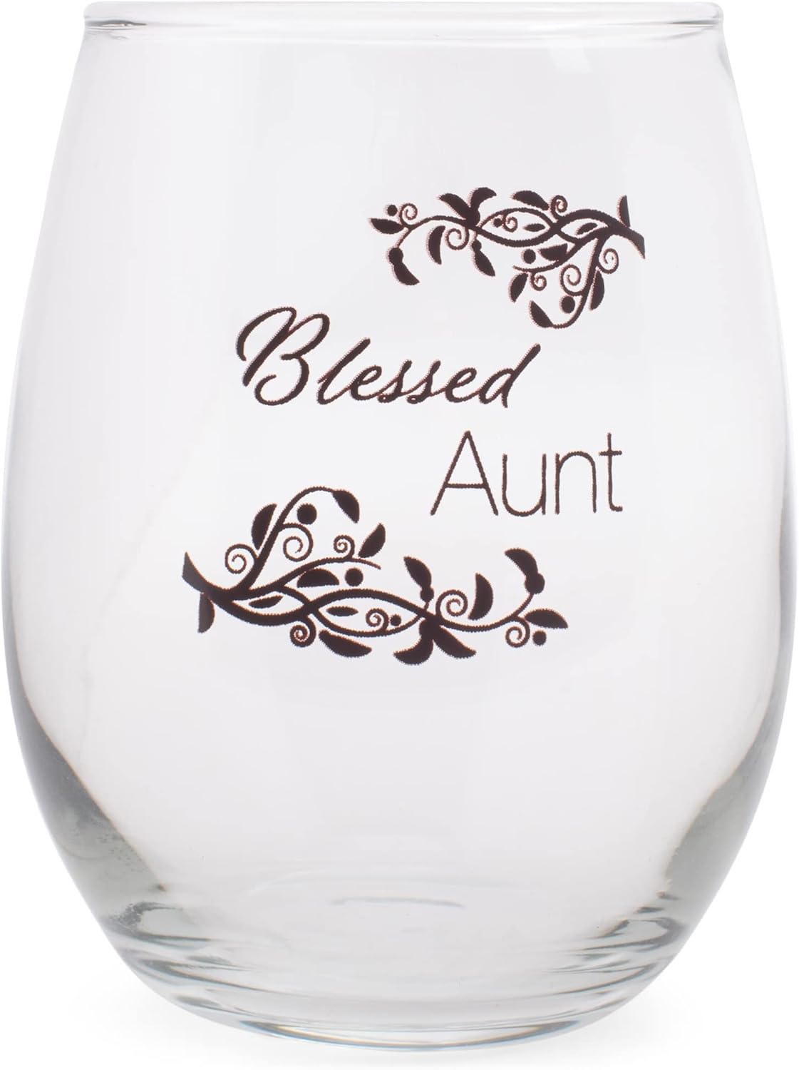 Elanze Designs Blessed Aunt with Flourish 14 Ounce Black