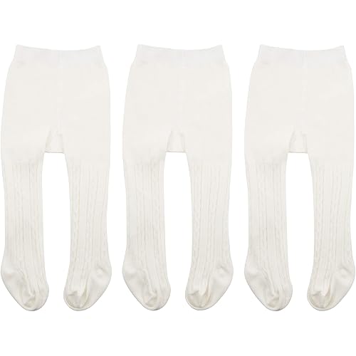 Zando Infant Soft Tights Toddler Seamless Leggings Tights for Baby Girls Winter Knit Warm Newborn Pants Stockings