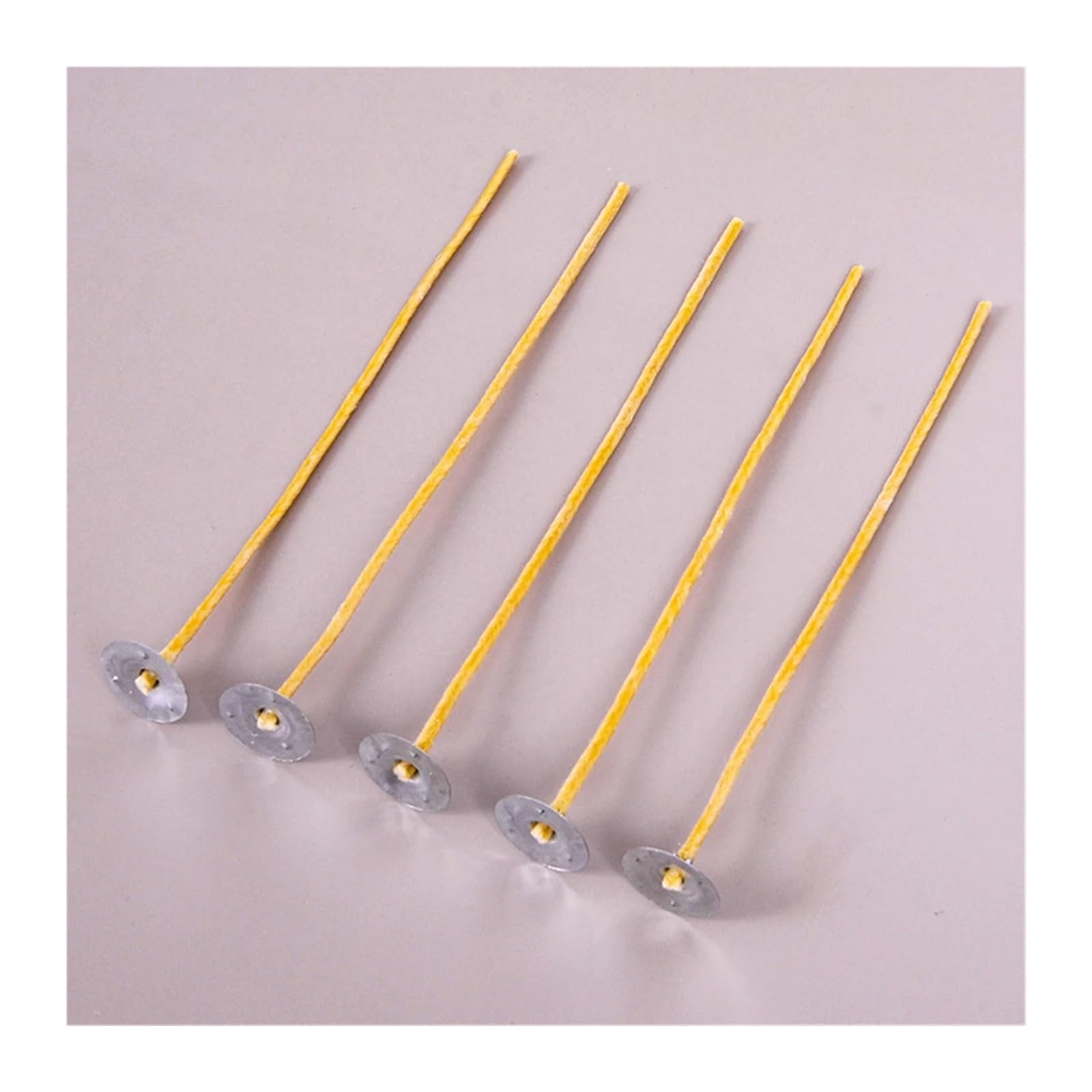 Kerzendocht 500 Stück Bienenwachs-Kerzendochte, Vorgewachst for Die Herstellung(Length 9cm)