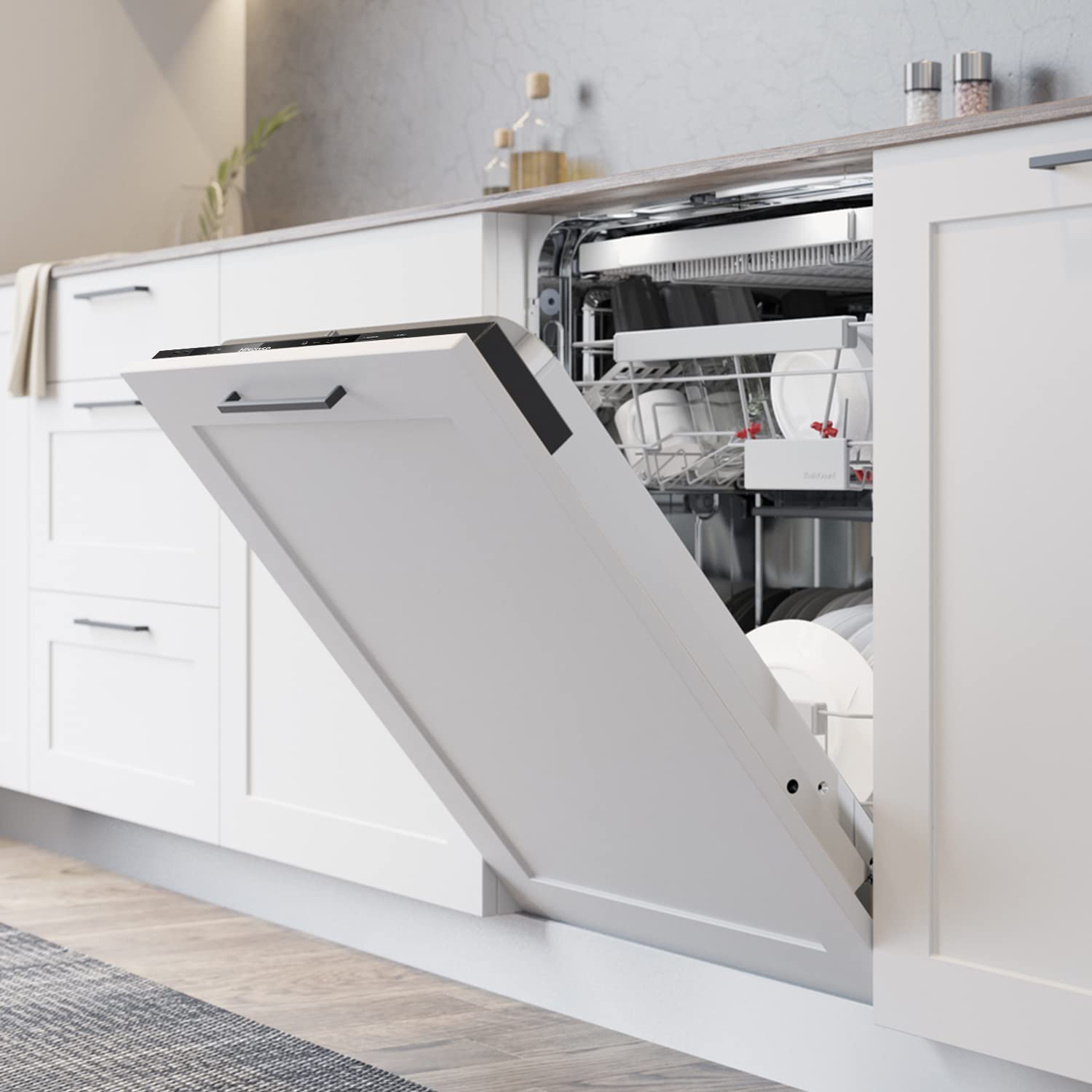 hisense slimline integrated dishwasher