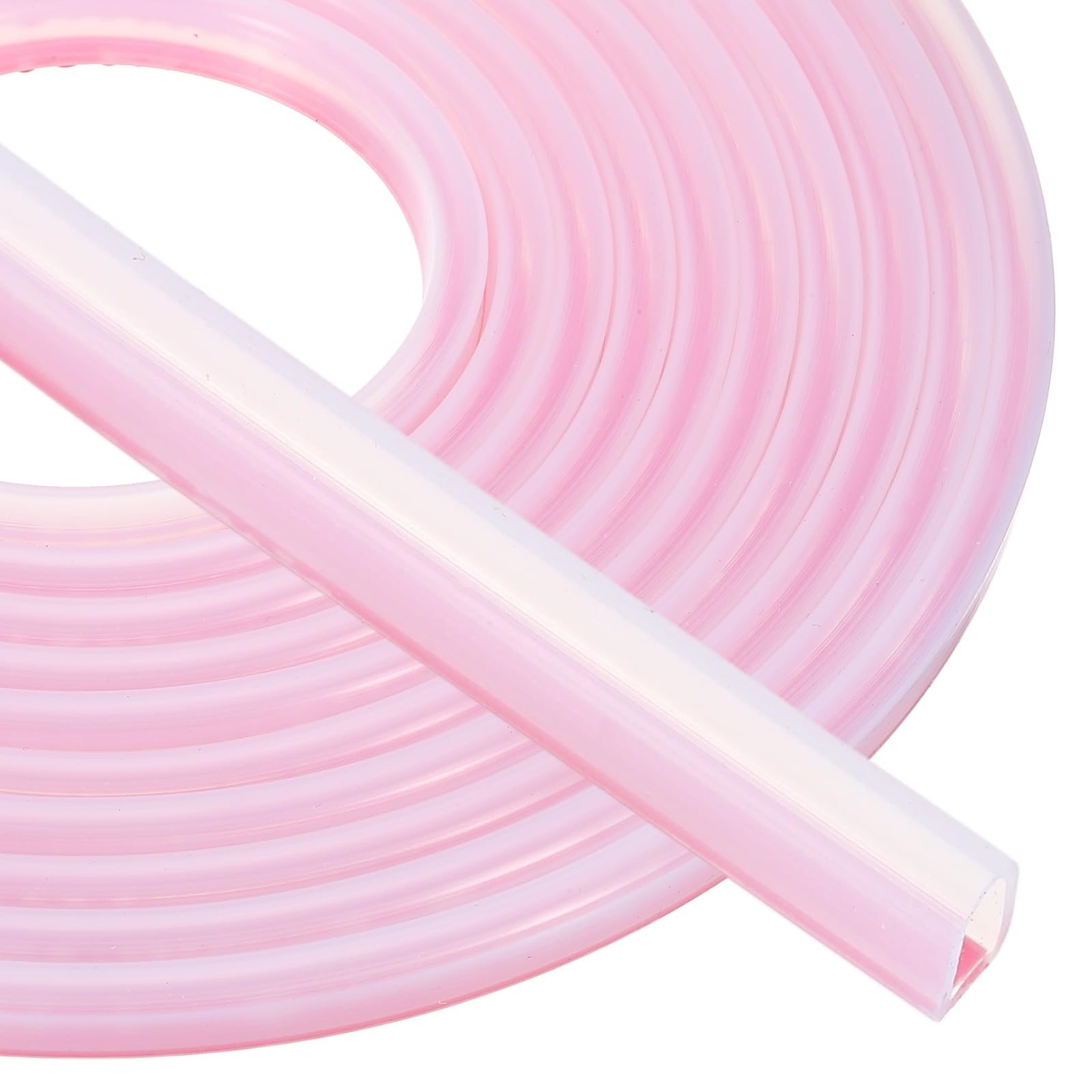 PATIKIL Silicone Weather Stripping 6mm W x 1mm t x 8mm H, 13.1FT/4M Self Adhesive D Shape Weather Stripping Door Seal Strip for Door Frame Window Sealing Large Gap — image 1