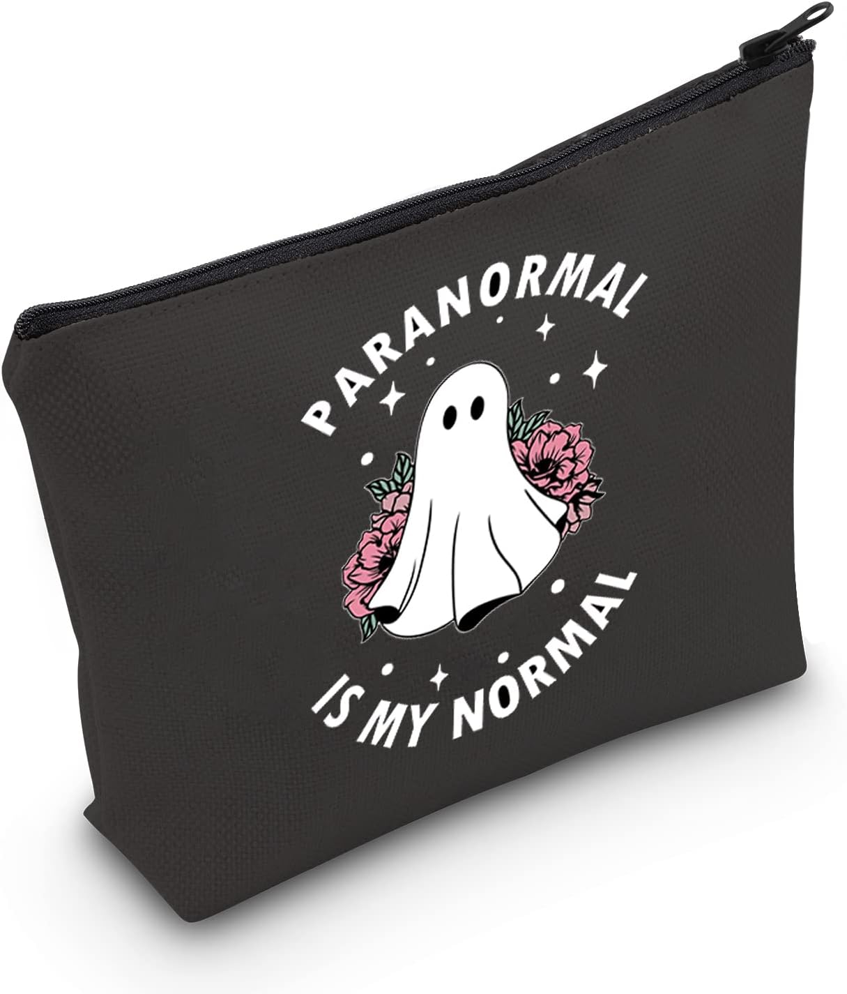 PYOUL Ghost Hunter Gift Paranormal is My Normal Makeup Bag Ghost Hunter Cosmetic Bag, Paranormal Normal B Eu