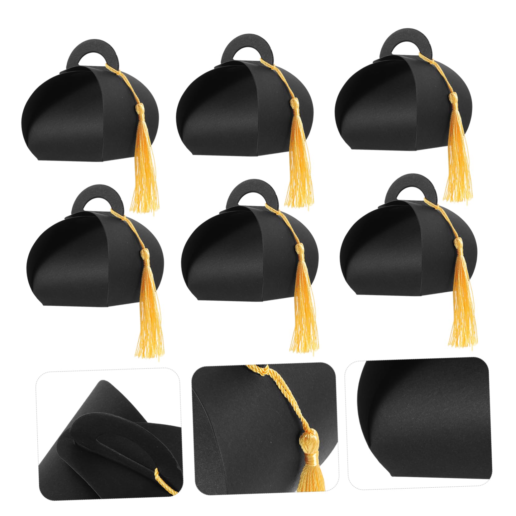 50pezzi Scatole Per Caramelle Laurea Contenitori Decorativi Per Bomboniere Scatole Per Regali Design Creativo Adatte Per Regali Caramelle e Snack