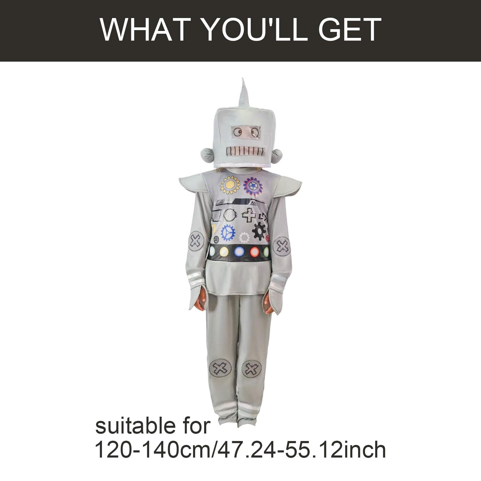 Costume da Robot per Cosplay, Giochi di Ruolo, Halloween, Carnevale E Feste in Maschera.