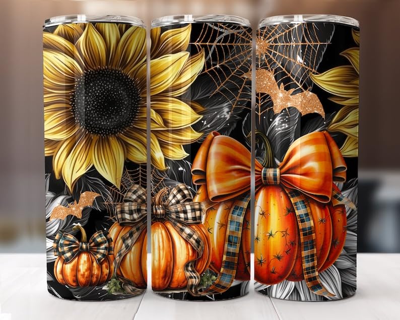 Amazon.com: Fall Pumpkin Tumbler Sublimation Wrap - Ready to Press