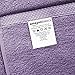 Amazon Basics Quick-Dry Towels - 100% Cotton, 3-Piece Set, Lavender