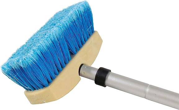 Star brite Brush & Compact Handle Combo - Extends 2'-4' - Made in USA