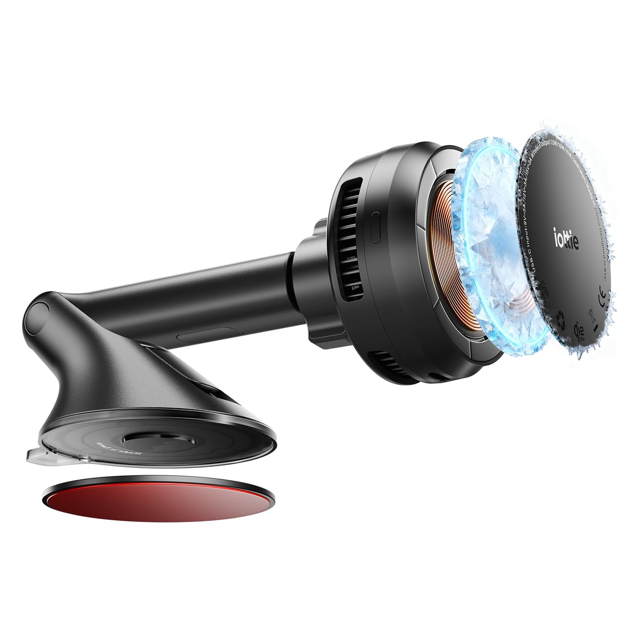 iOttie Velox Pro Qi2.2 25W Fast Charging Magnetic Wireless Car Charger