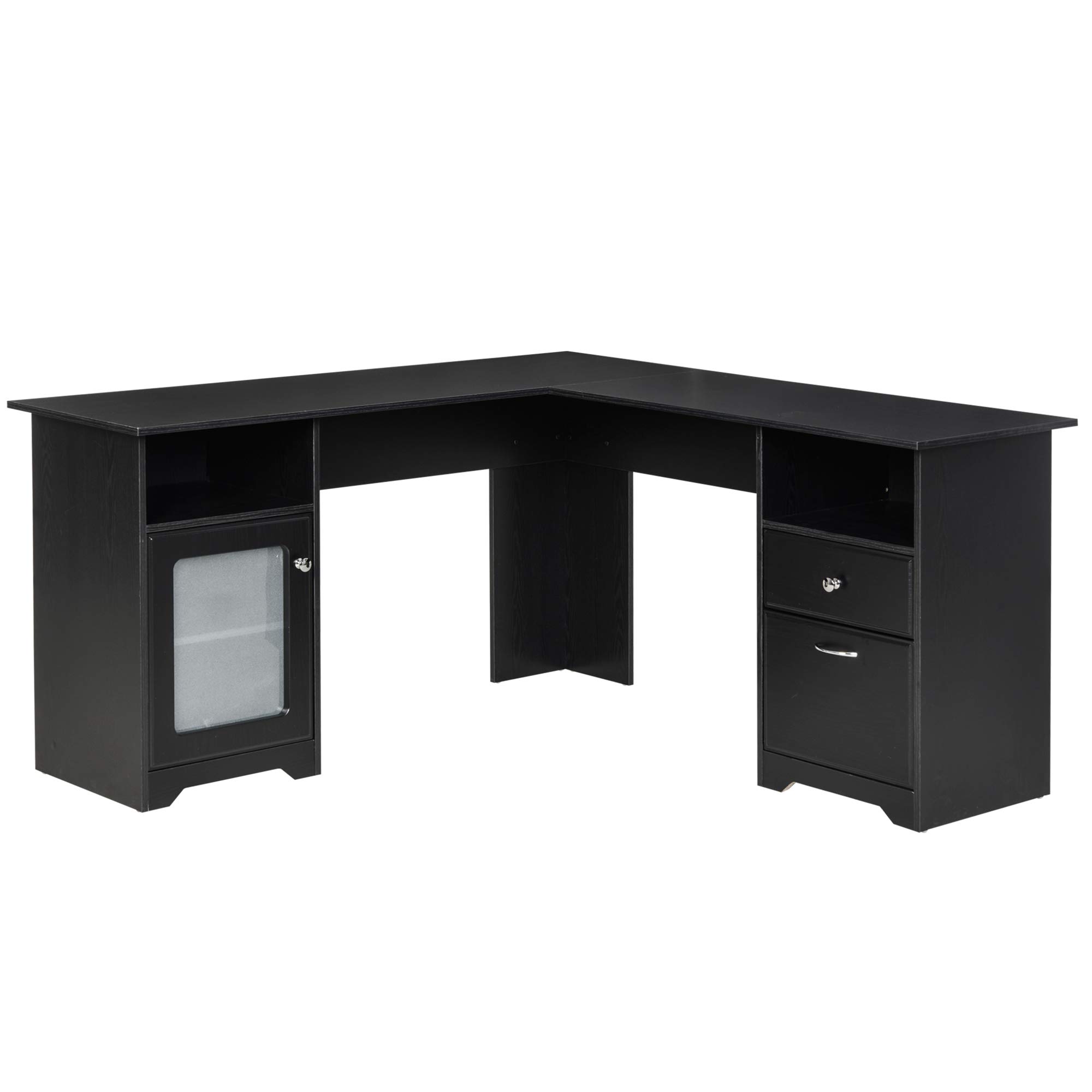 Buy LShaped Corner Computer Desk PC Workstation Student Writing