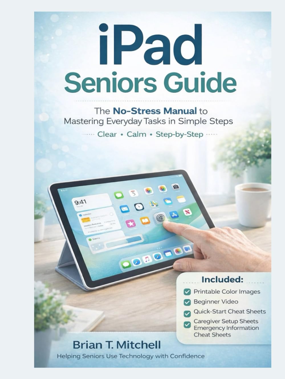 iPad Seniors Guide: The No-Stress Manual to Mastering Everyday Tasks in Simple Steps (Tech Made Easy)