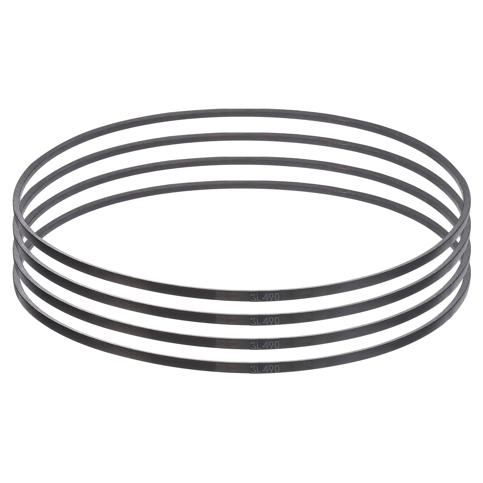 uxcell 3L240 Classic Wrapped Rubber V-Belt, 24"(610mm) Outside Circumference, 3L Profile V Belt 3/8" Width 7/32" Height — view 37
