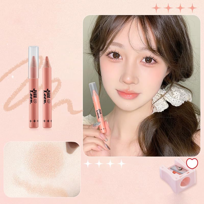 2PCs Shimmer Silkworm Eyeliner Aegyo Sal Highlighter miniatura 4