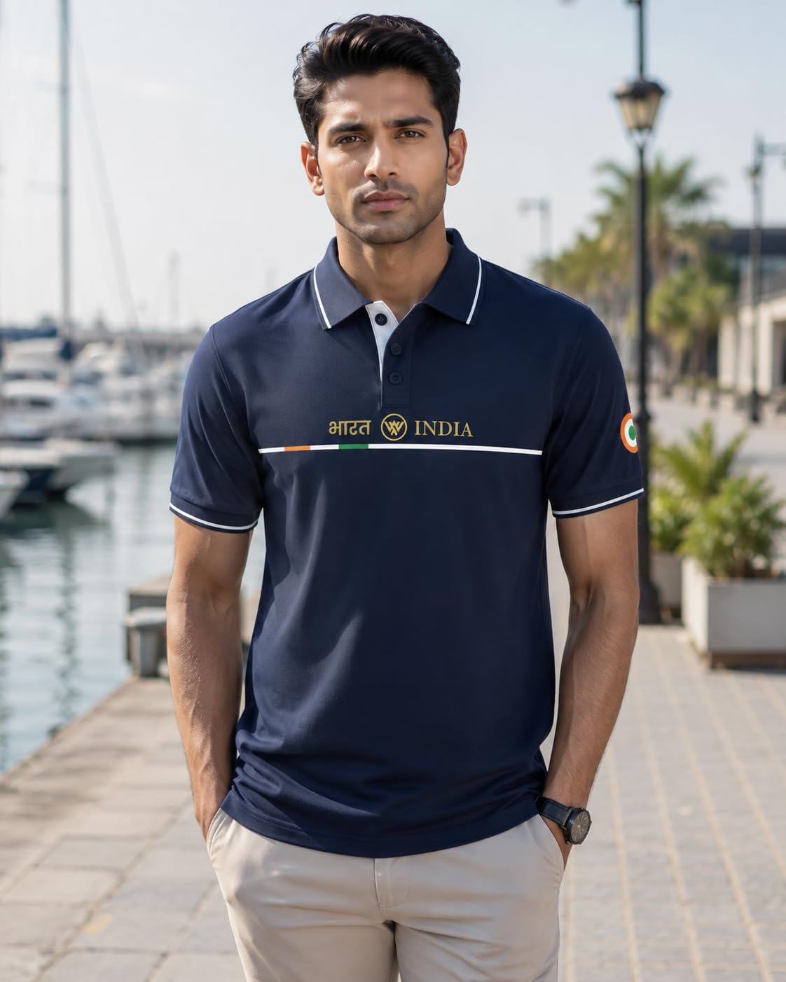 men’s polo t-shirt | 100% cotton | 270 gsm heavyweight fabric | stylish design | casual & sportswear | comfortable, breathable & durable everyday wear
