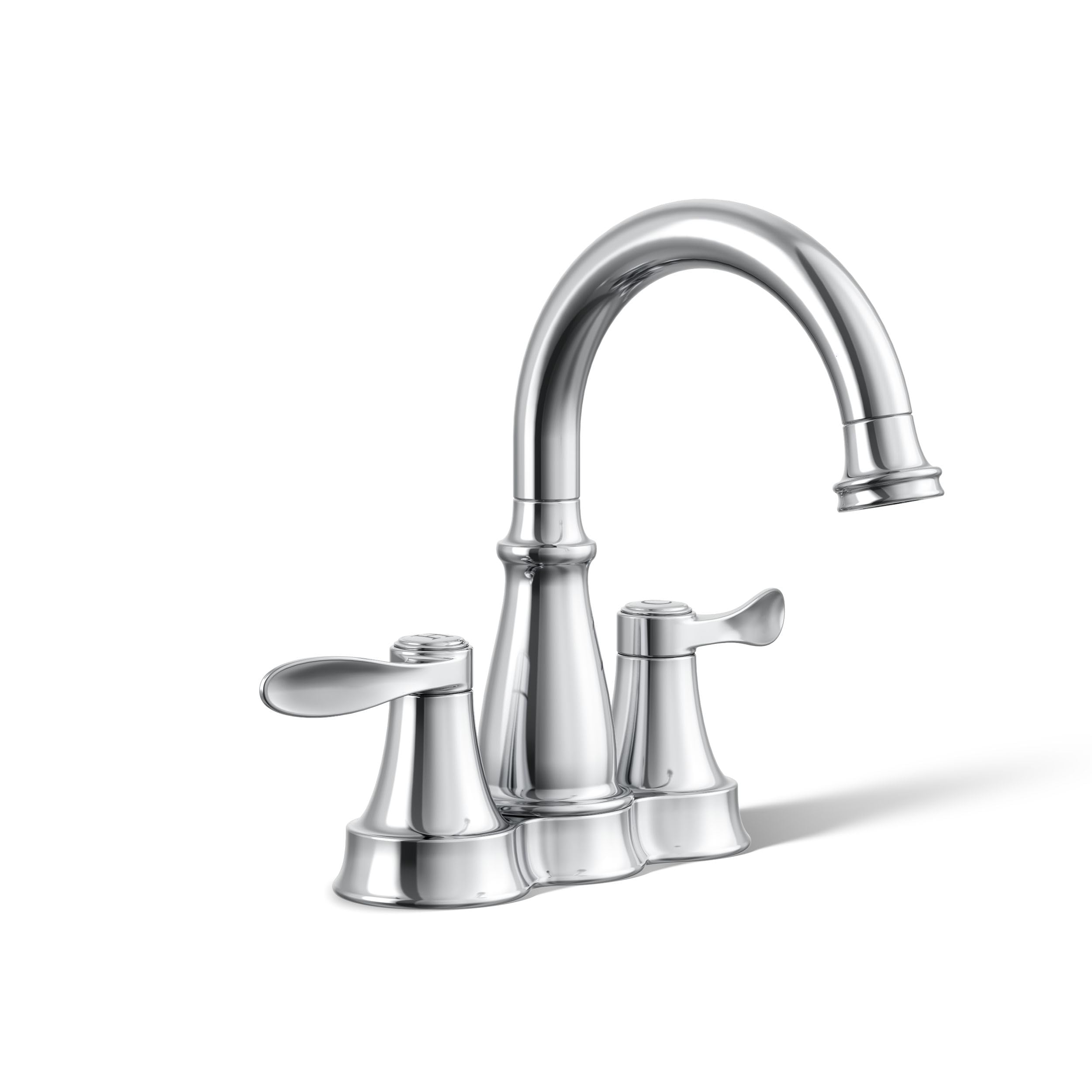 Robinet de lavabo Bellera Kohler 27378-4-CP en chrome poli 1,2 GPM pour salle de bain