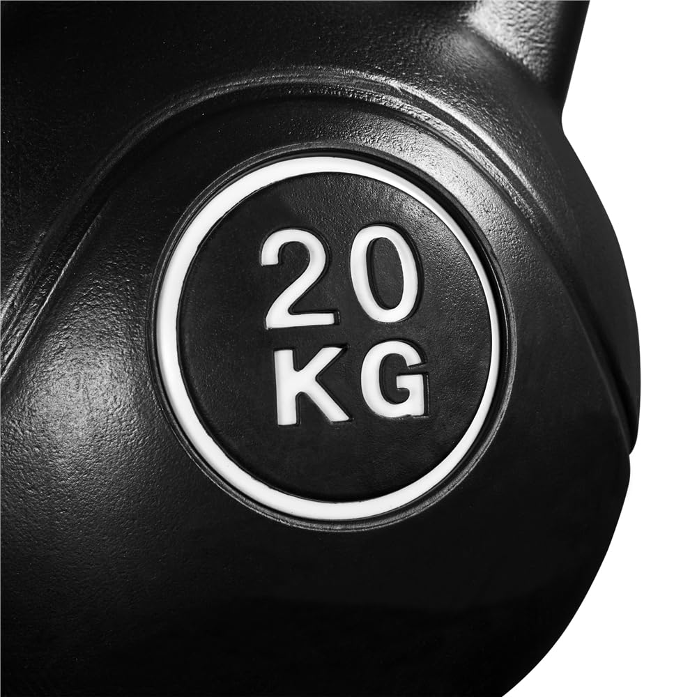 Yaheetech Kettlebell de Hormigón 8/10/16/20 kg Pesa Rusa Culturismo en Casa Gimnasio Deporte Interior Exterior