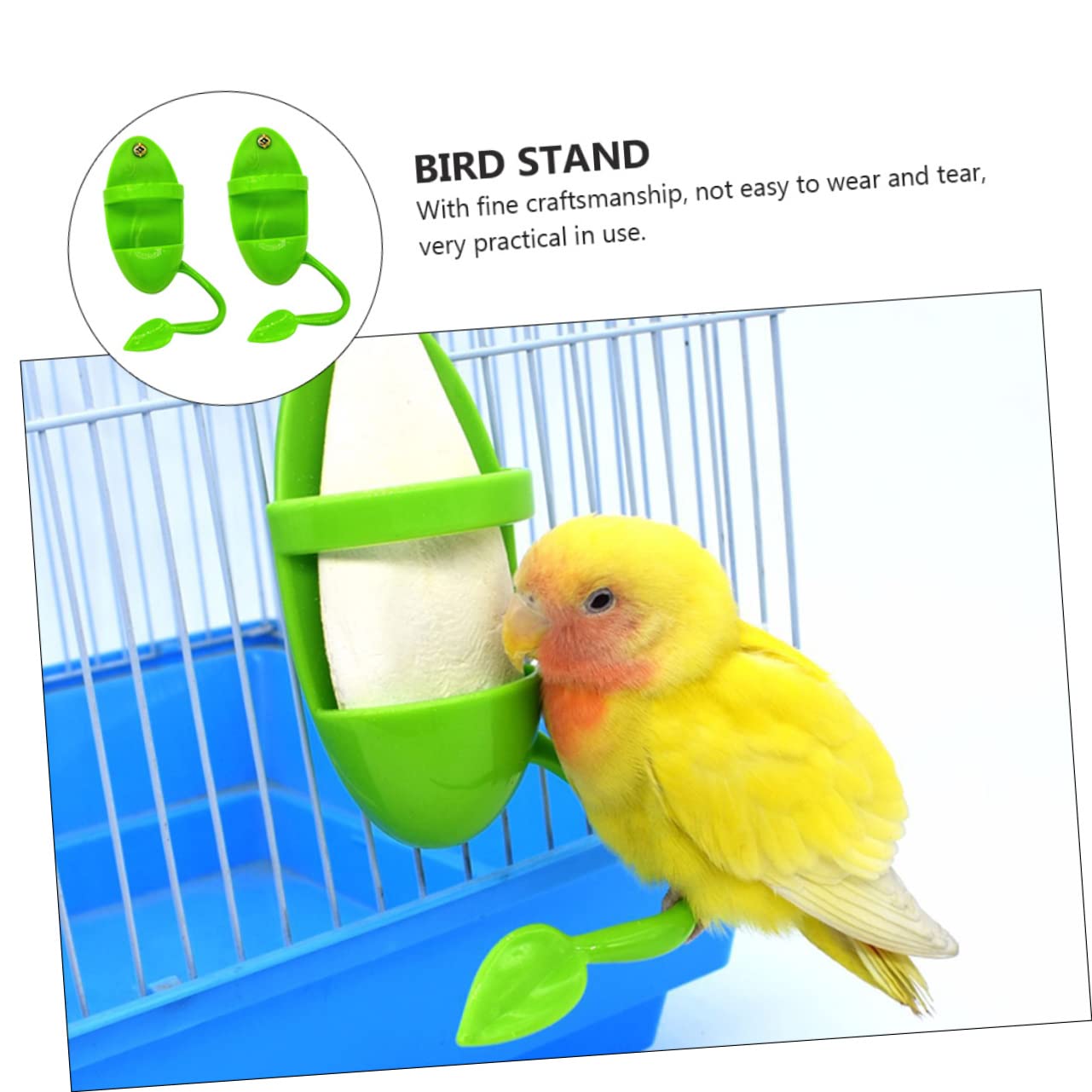 Maykoosh Timeless Trends Bird Cage Stand for Base Flight Cages with Stylish Design, Sturdy Frame, Easy Mobility, and Secure Platform for Birds' Comfort