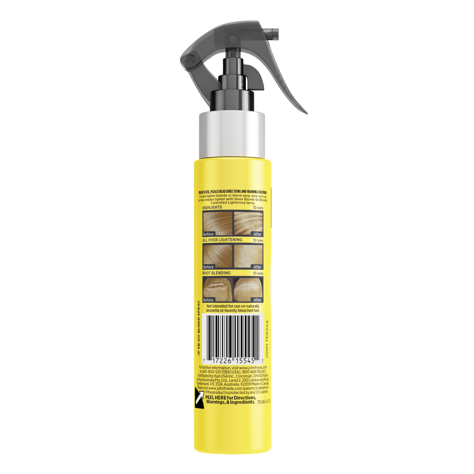 john frieda controlled lightening spray