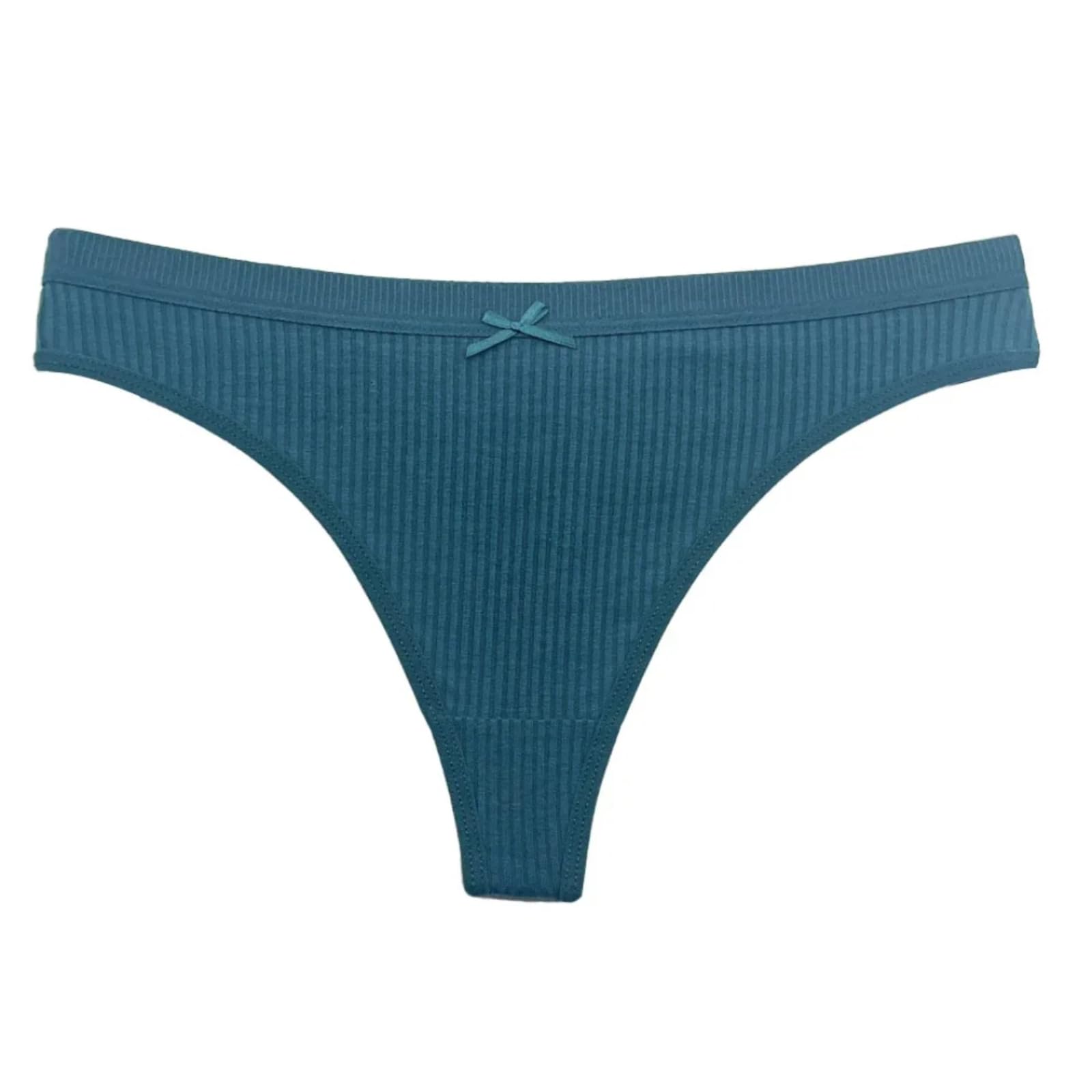 5 Pcs/Set Women Thongs Panties Low Waist G-String Ladies Lingerie Breathable Intimates Bikini