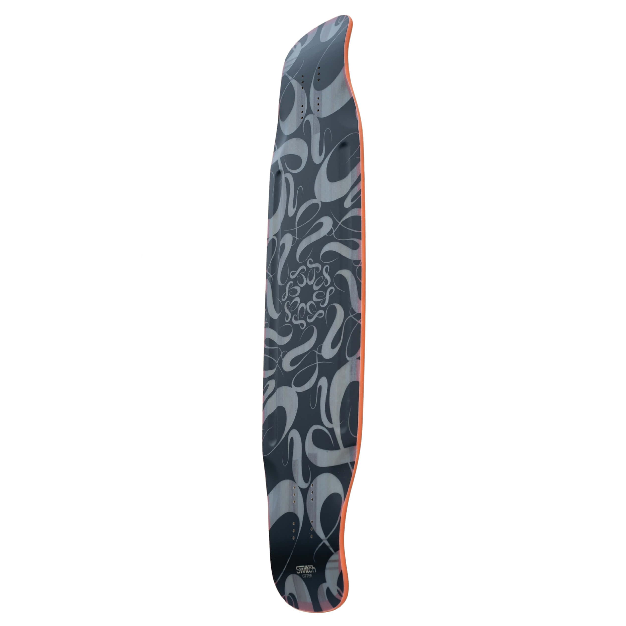 Dancing Longboard Otter V2 Flow Black Flex1 : Deck Freestyle robuste et étanche pour conducteurs polyvalents