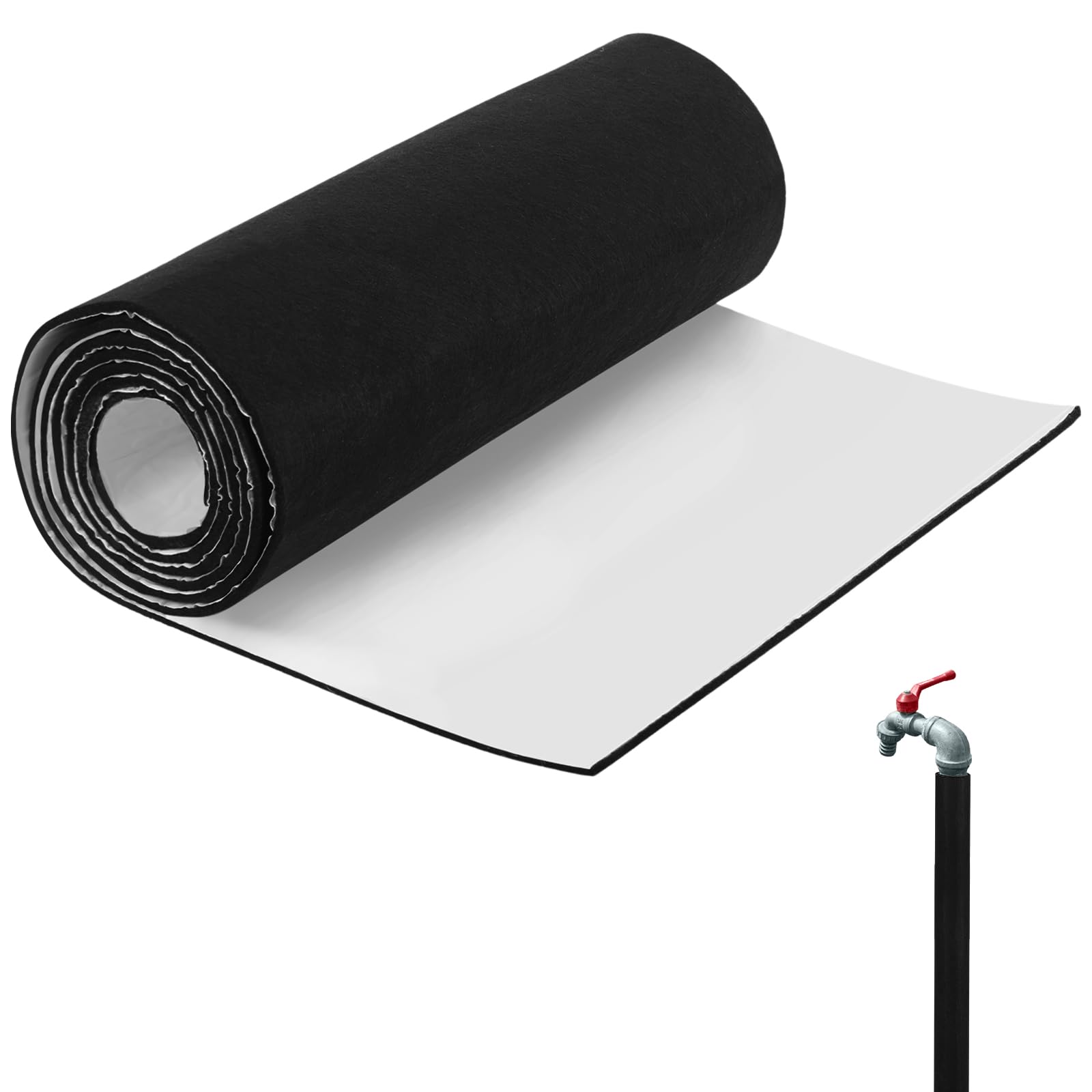 Couverture isolante en feutre pour tuyau : protection d'hiver durable et étanche