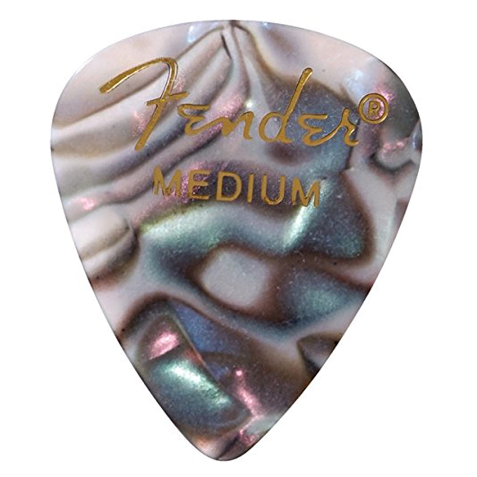 Fender 351 Pick Abalone Medium 3 Pack (36) Bundle