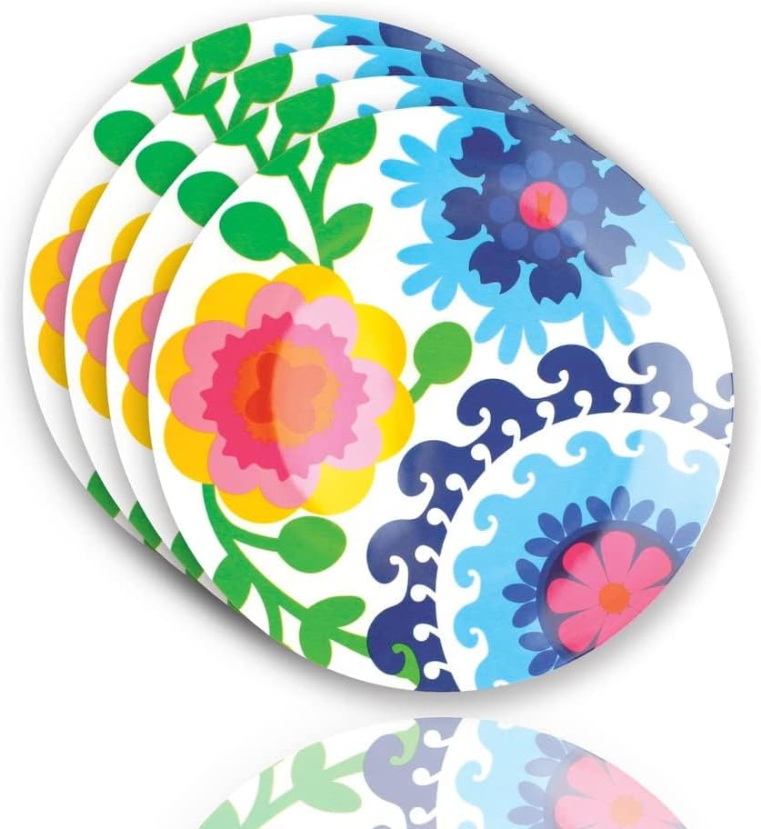 Miniatura 3 de French Bull Platos - Juego de 4 piezas - Juego de platos de melamina de 11 pulgadas - Vajilla de melamina para interiores y exteriores - Sus