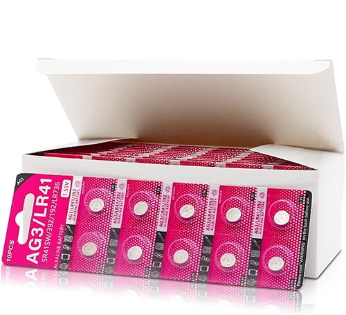 Miniatura 5 de Cotchear 10 unids 1.55V AG3 LR41 Baterías de botón 192 392 CX41 LR41 LR736 SR41 SR41SW V3GA Batería de botón alcalina