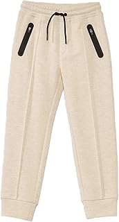 KIABI Boys ALW77 Cotton Piquã© Joggers Beige