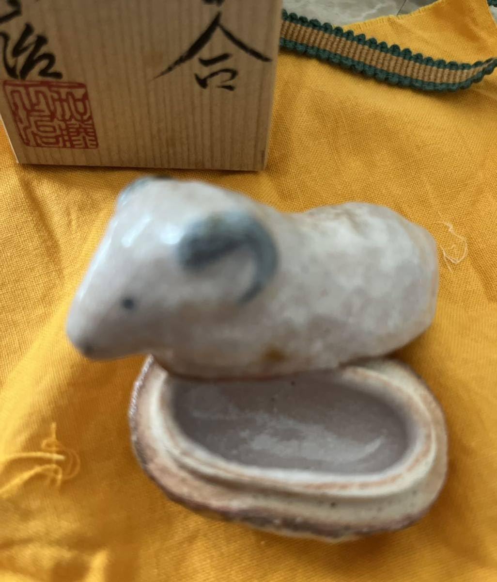 香合　猿　美濃焼　茶道具　香入れ　14代　加藤康景 香合 猿 美濃焼 茶道具 香入れ 14代 加藤康景 - メルカリ