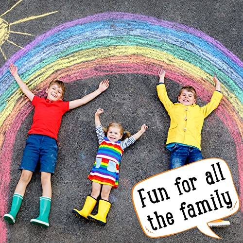 Jaques of London Premium Chalks for Children Giant for Outside, Blue,Orange - Image 3
