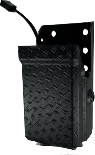 Zero9 Holsters Model 5003 Portable Radio Case APX4000 Black Basket Weave Molle Lok