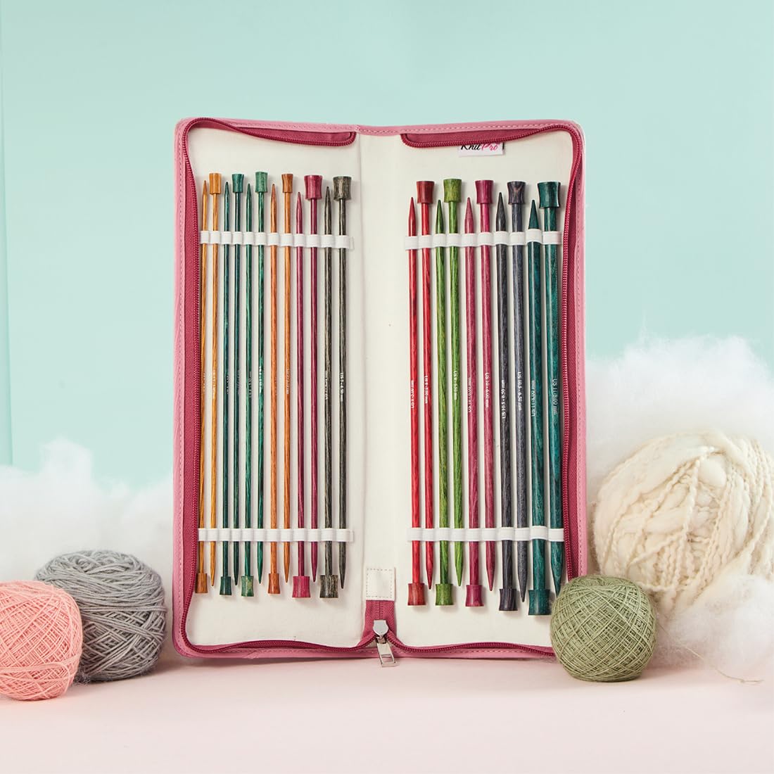 KnitPro Dreamz Grande Lange Nadel Set 10" (25cm) | 11 Größen (3,5 mm bis 8 mm)