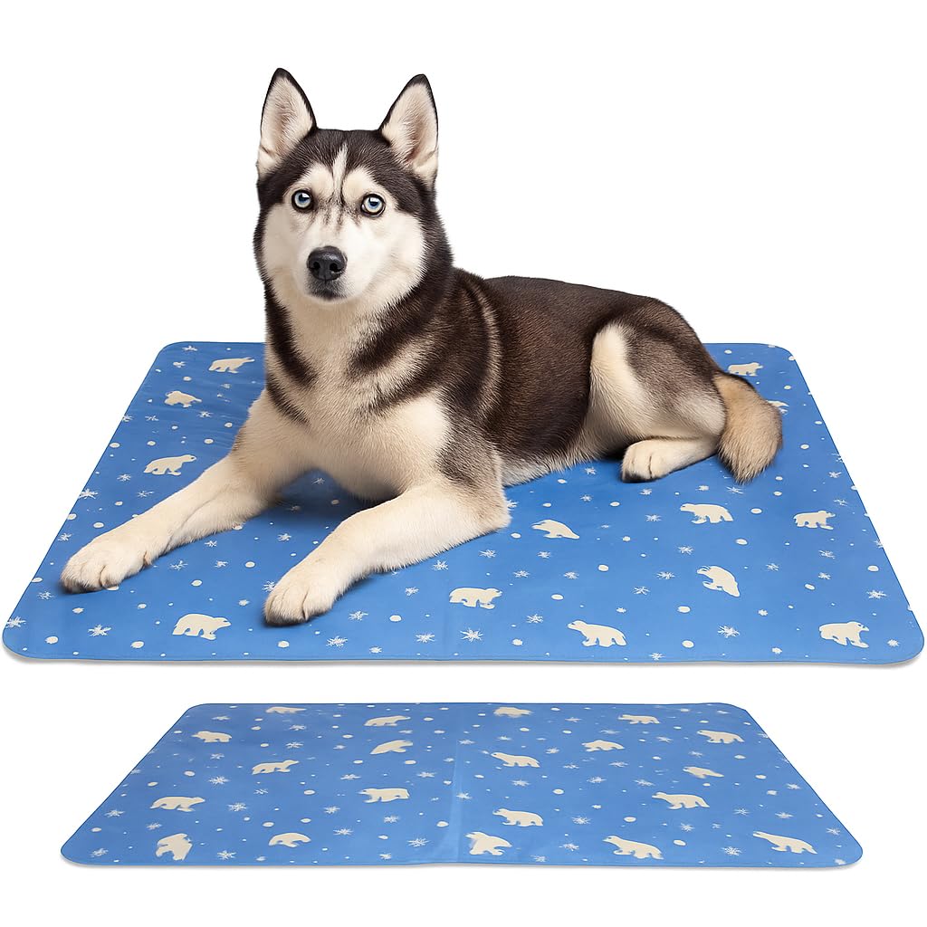 Sedol Tappetino auto-rinfrescante per animali domestici, cuscinetto in gel atossico con resistente rivestimento in PVC Oxford 300D, lettino refrigerante portatile per cani e gatti, per sollievo dal