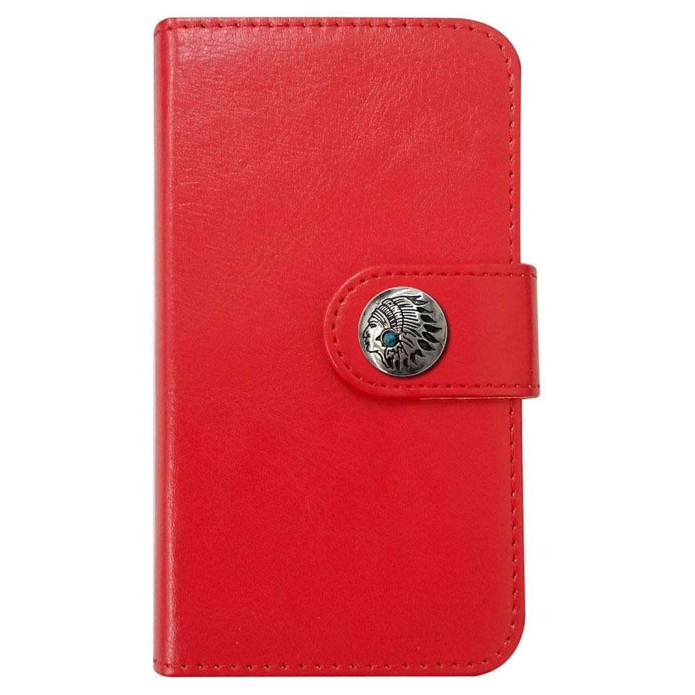 Amazon | arrows We2/FCG02/F-52E対応ケース 手帳型 スマホ (レッド
